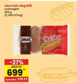 Interspar Jaus Hot-dog kifli ajánlat