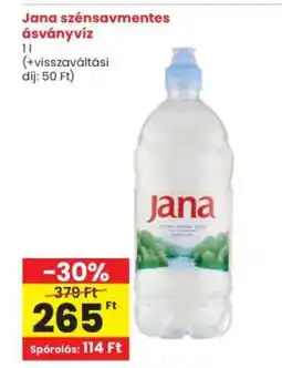 Interspar Jana szénsavmentes ásványvíz ajánlat