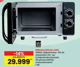 Interspar Mikrohullámú sütő ajánlat