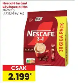 Interspar Nescafé instant kávéspecialitás ajánlat