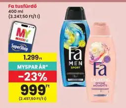 Interspar Fa tusfürdő ajánlat