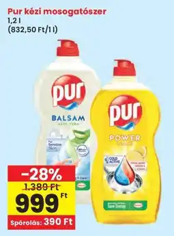 Interspar Pur kézi mosogatószer ajánlat