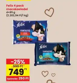 Interspar Felix 4 pack macskaeledel ajánlat