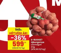 Interspar S-BUDGET újburgonya ajánlat