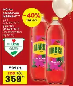 Spar Márka Szénsavas Üdítőital ajánlat