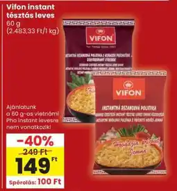 Spar Vifon Instant Tésztás Leves ajánlat