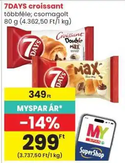 Spar 7days croissant ajánlat