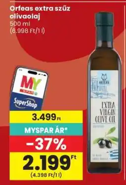 Spar Orfeas extra szűz olívaolaj ajánlat