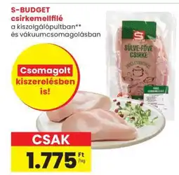 Spar S-BUDGET csirkemellfilé ajánlat