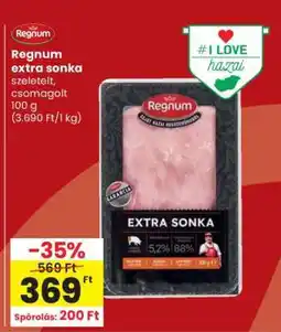 Spar Regnum Extra sonka ajánlat