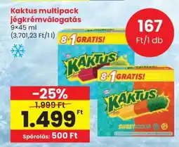 Spar Kaktus multipack jégkrémválogatás ajánlat