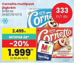 Spar Cornetto multipack jégkrém ajánlat