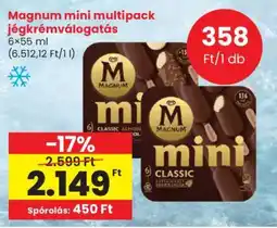Spar Magnum mini multipack jégkrémválogatás ajánlat