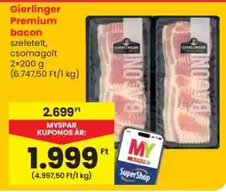 Spar Gierlinger Premium Bacon ajánlat