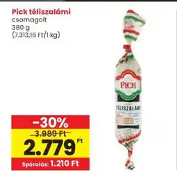 Spar PICK Téliszalámi ajánlat