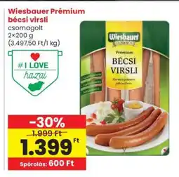 Spar Wiesbauer Prémium bécsi virsli ajánlat