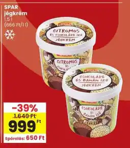 Spar SPAR jégkrém ajánlat