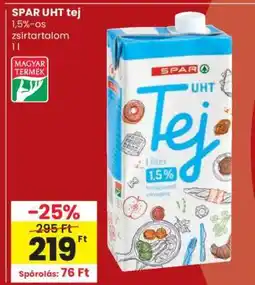 Spar SPAR UHT tej ajánlat
