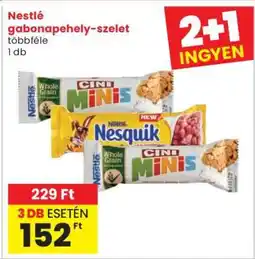 Spar Nestlé gabonapehely-szelet ajánlat