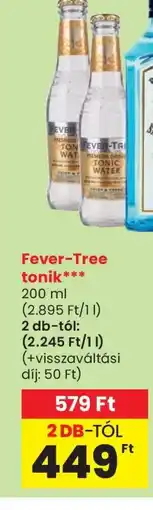 Spar Fever-Tree tonik ajánlat