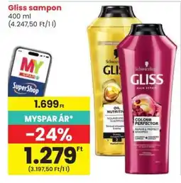 Spar Gliss sampon ajánlat