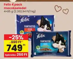 Spar Felix 4 pack macskaeledel ajánlat