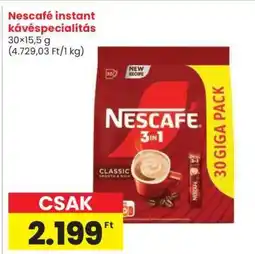 Spar Nescafé instant kávéspecialitás ajánlat