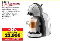 Spar Dolce Gusto Mini Me Kávéfőző ajánlat