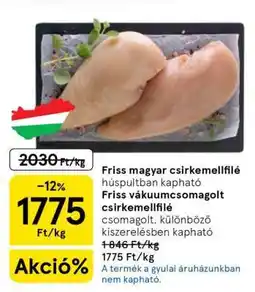 Tesco Friss magyar csirkemellfilé ajánlat