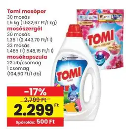 Spar TOMI Mosókapszula ajánlat