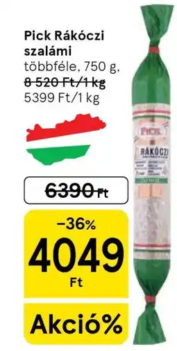 Tesco PICK Rákóczi szalámi ajánlat