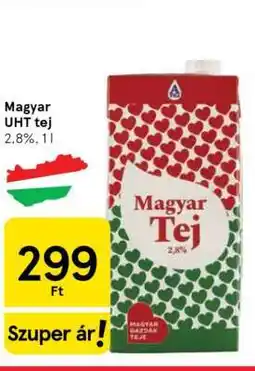 Tesco Magyar UHT tej ajánlat