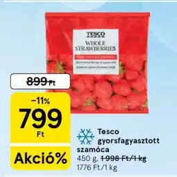 Tesco Tesco gyorsfagyasztott szamóca ajánlat