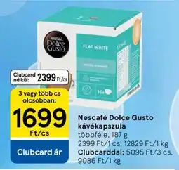 Tesco NESCAFE Dolce Gusto kávékapszula ajánlat