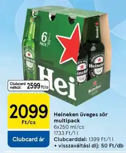 Tesco Heineken üveges sör multipack ajánlat