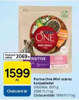 Tesco Purina One Mini Száraz Kutyaeledel ajánlat