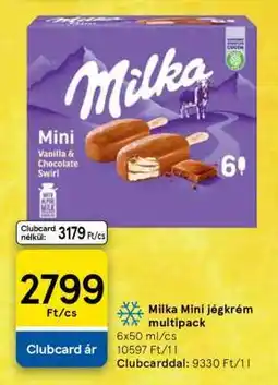 Tesco Milka Mini jégkrém multipack ajánlat