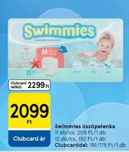Tesco Swimmies úszópelenka ajánlat
