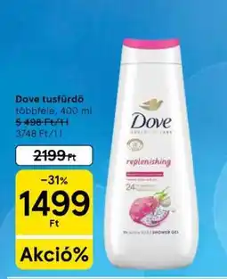 Tesco Dove tusfürdő ajánlat