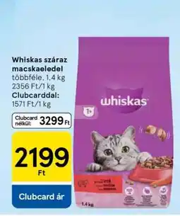 Tesco Whiskas száraz macskaeledel ajánlat