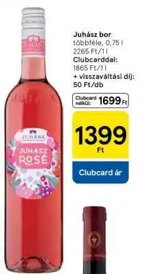 Tesco Juhász bor ajánlat