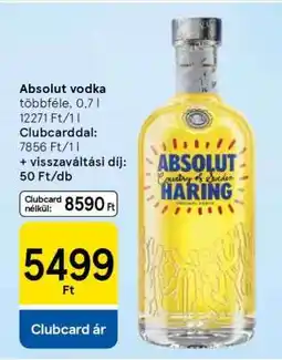 Tesco Absolut vodka ajánlat