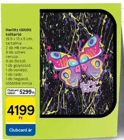Tesco Herlitz töltött tolltartó ajánlat