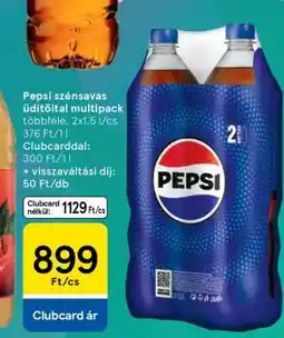 Tesco Pepsi szénsavas üdítőital multipack ajánlat
