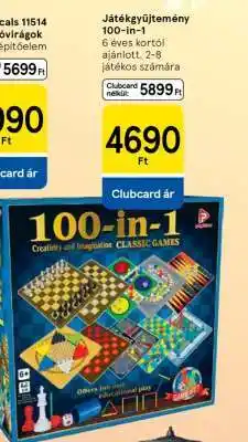 Tesco Játékgyűjtemény 100-in-1 ajánlat