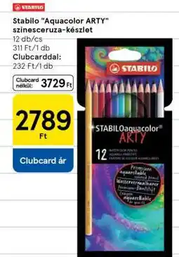 Tesco Stabilo Aquacolor ARTY színesceruza-készlet ajánlat