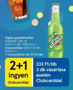 Tesco Topjoy gyümölcsital ajánlat