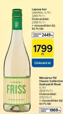 Tesco Laposa bor ajánlat