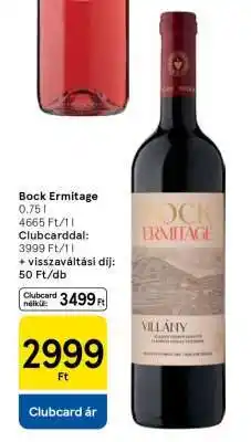 Tesco BOCK Ermitage ajánlat