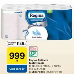 Tesco Regina Delicate toalettpapír ajánlat